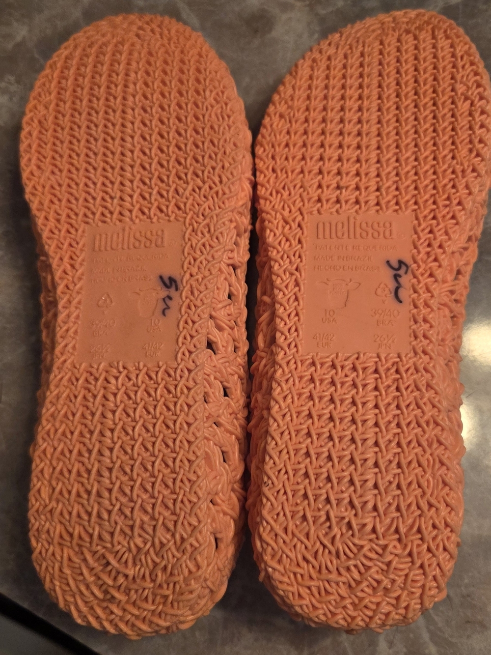 Melissa Pink Woven Flats - Women's - Picture 6 of 6